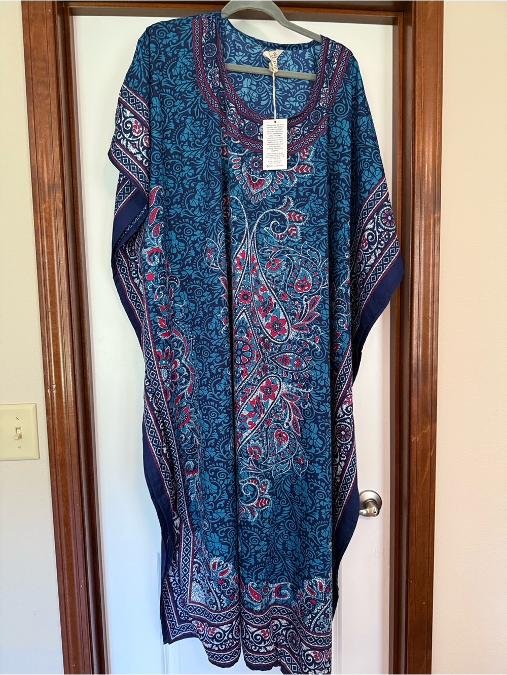 Gypsie Blu Blue Patterned dress